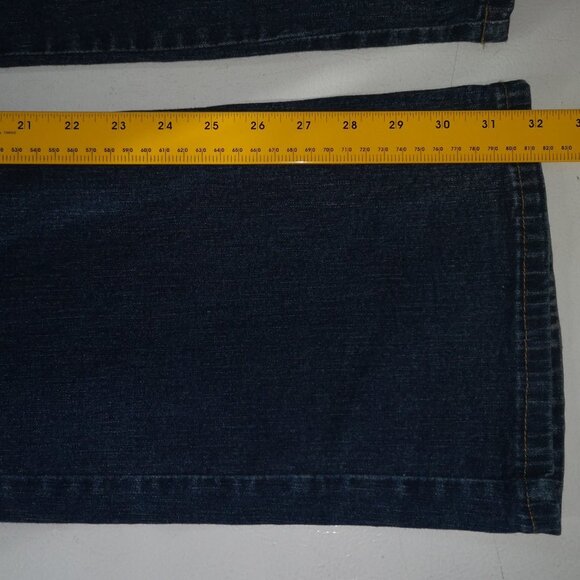 Tommy Hilfiger Men's Size 32 Made in Canada Euro Flare Blue Jeans - Picture 11 of 11